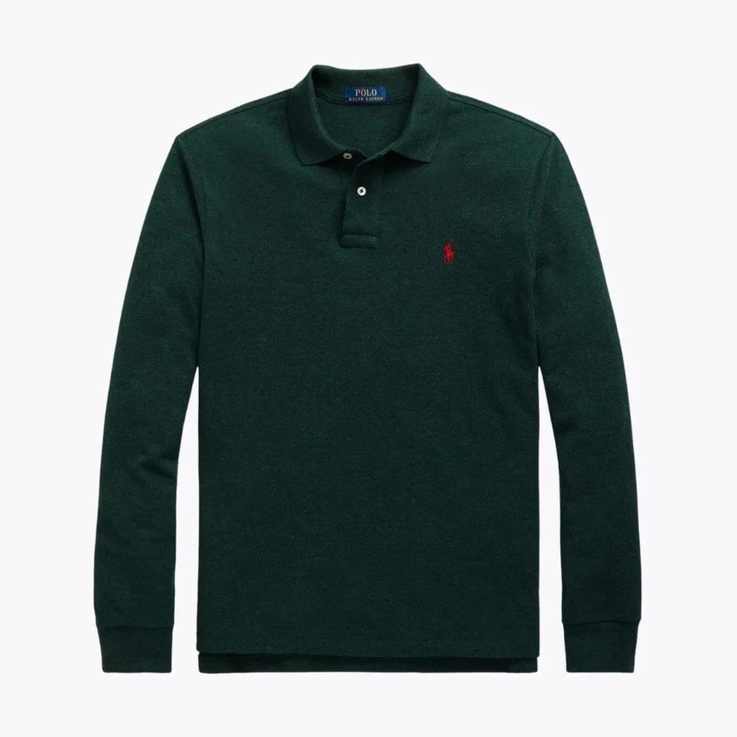 Ralph Lauren Mesh Long-Sleeve Polo Shirt