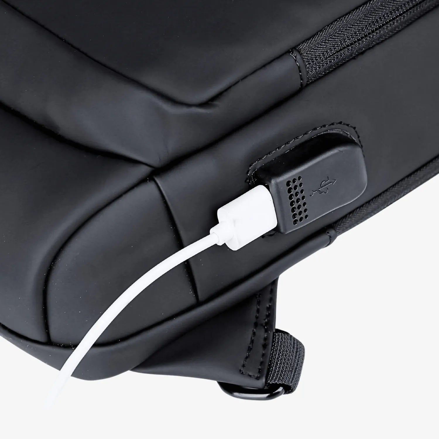 LockBag Anti-Theft Crossbody Bag with USB Port