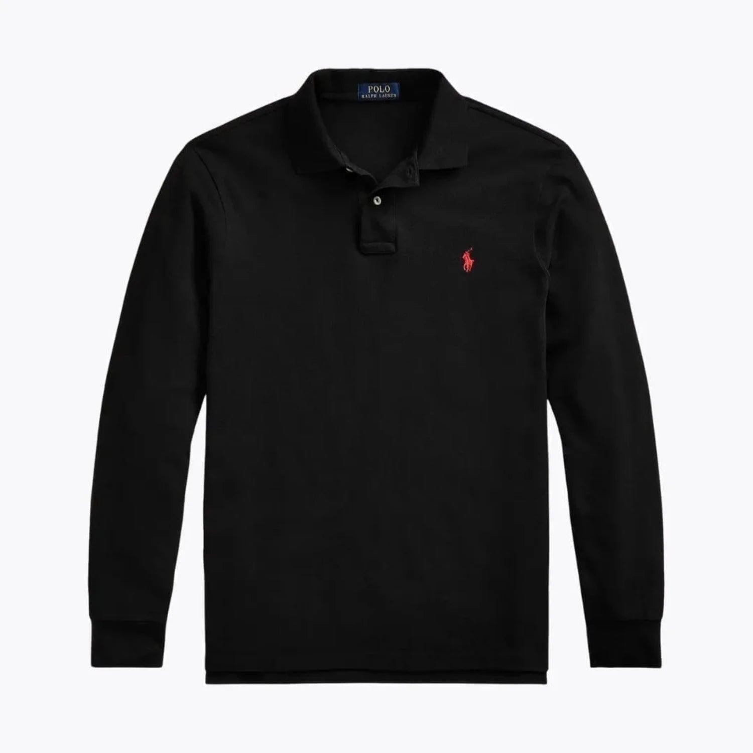 Ralph Lauren Mesh Long-Sleeve Polo Shirt