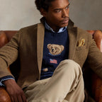Ralph Lauren Polo Bear Cotton-Linen Sweater