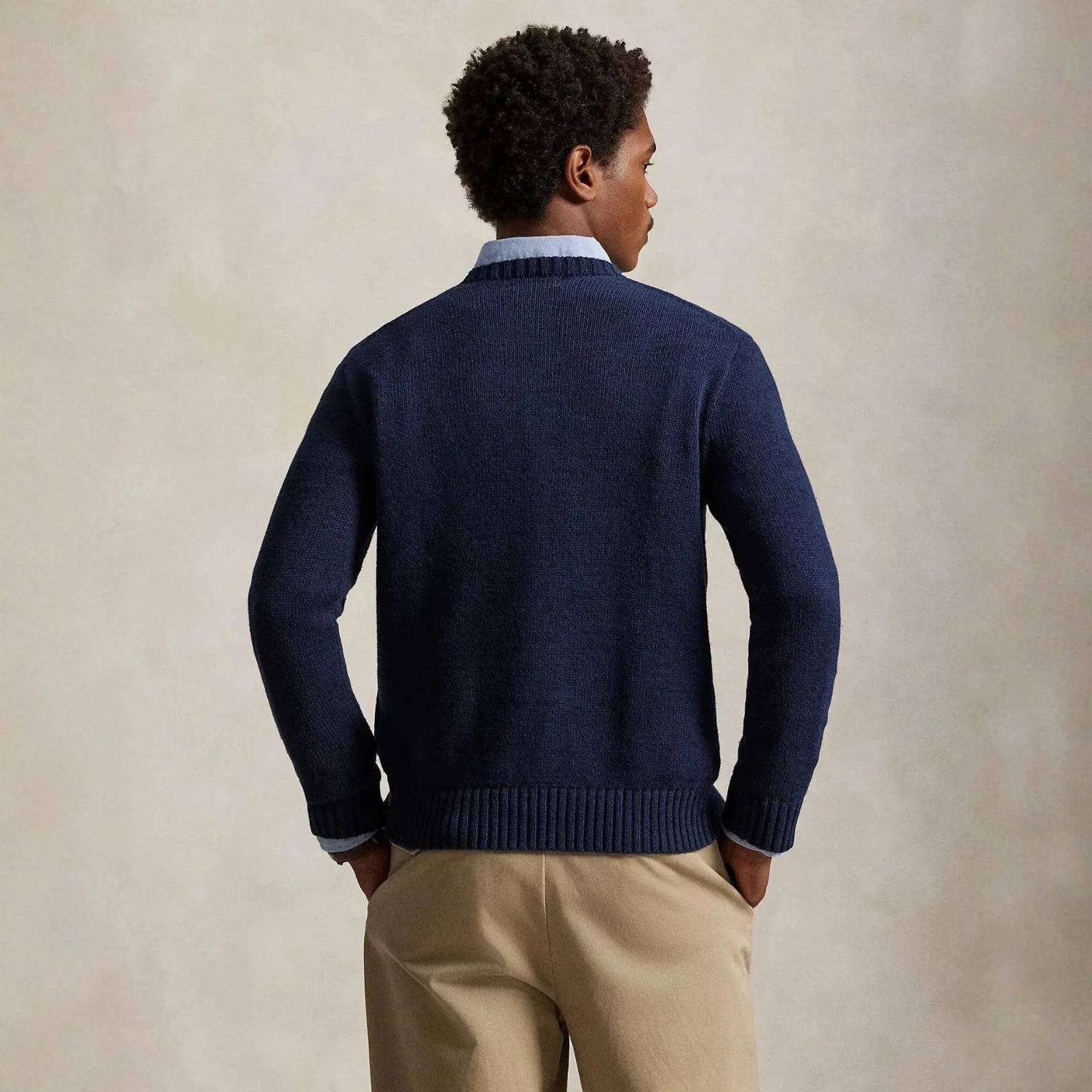Ralph Lauren Polo Bear Cotton-Linen Sweater
