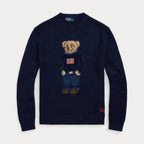 Ralph Lauren Polo Bear Cotton-Linen Sweater