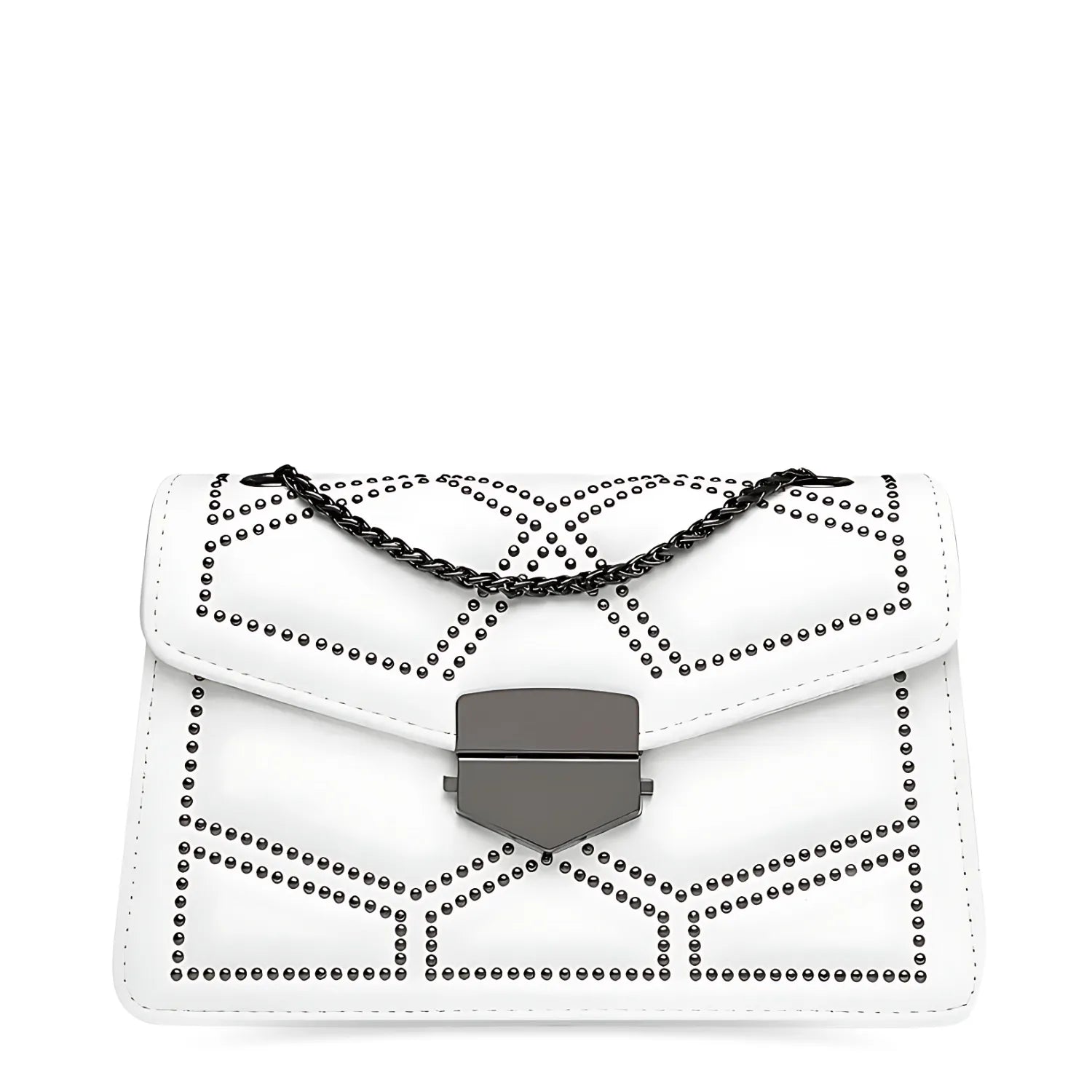 Vintage Rivet Crossbody Bag