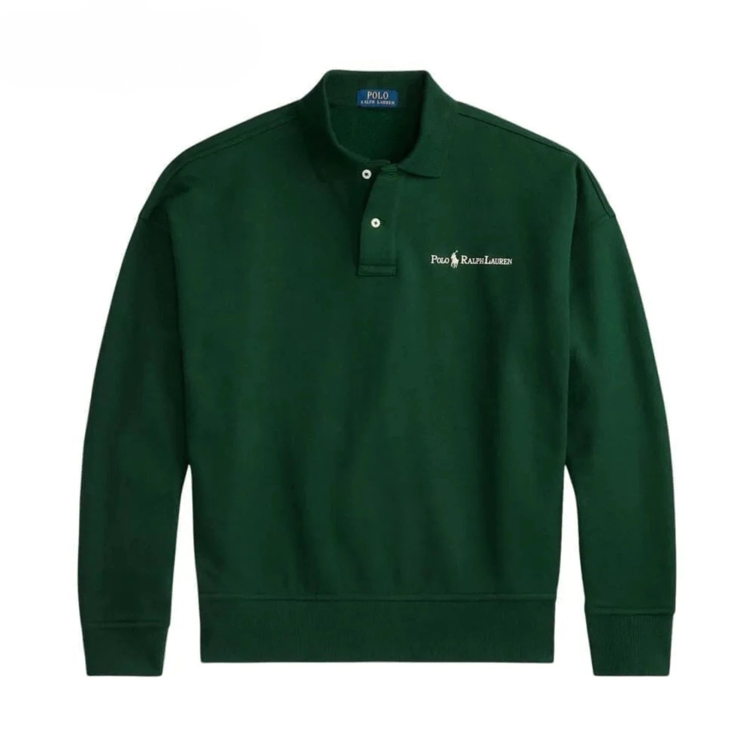 Ralph Lauren Logo Collared Sweatshirt