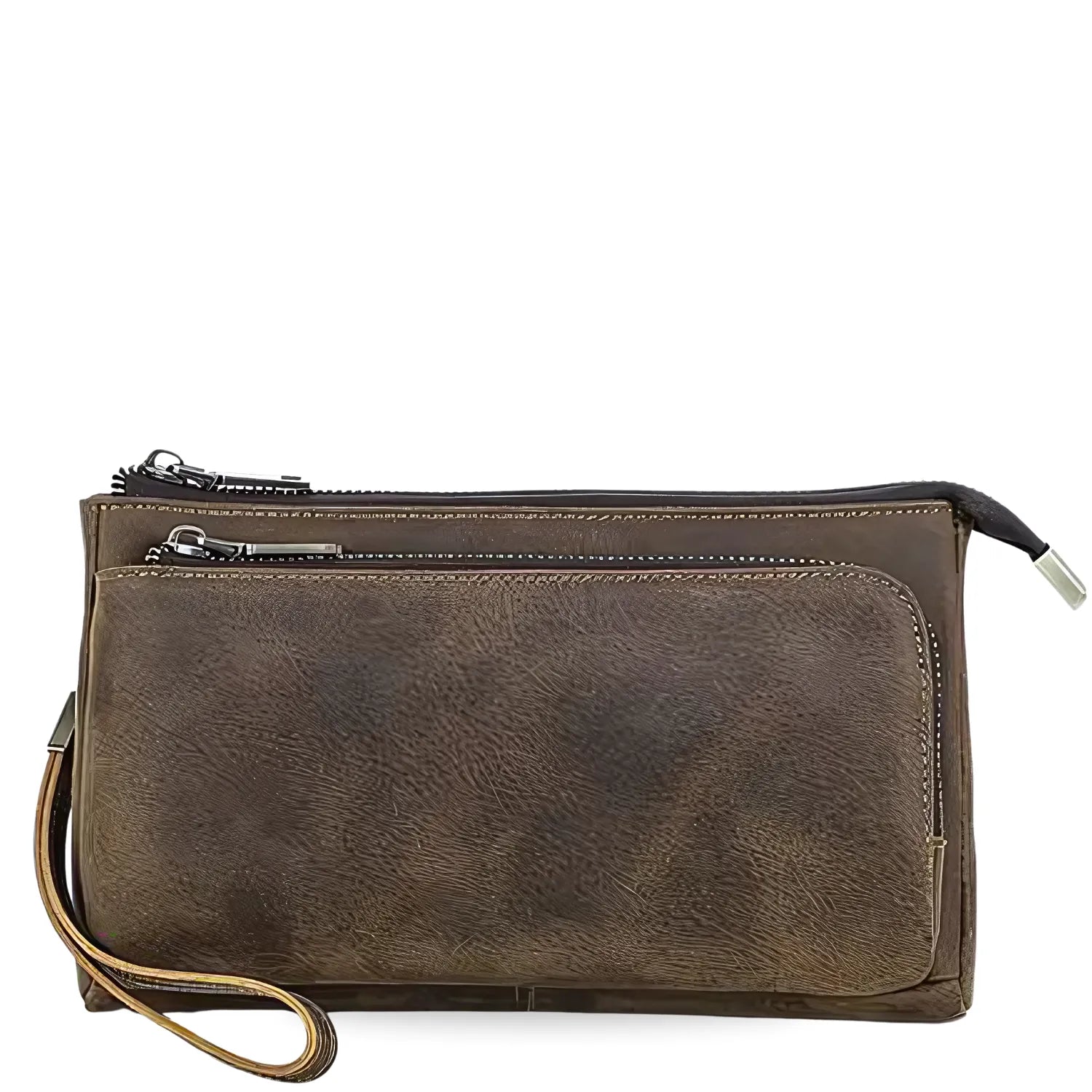 Voyage Slim Leather Toiletry Bag
