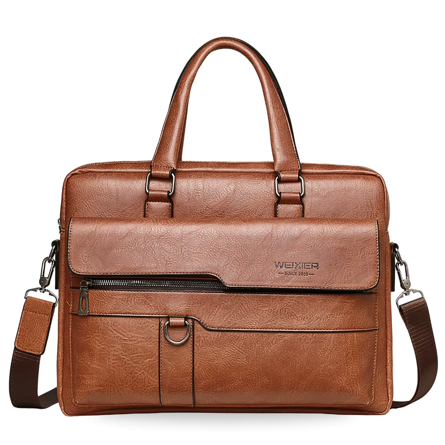 Weixier Men's Leather Briefcase