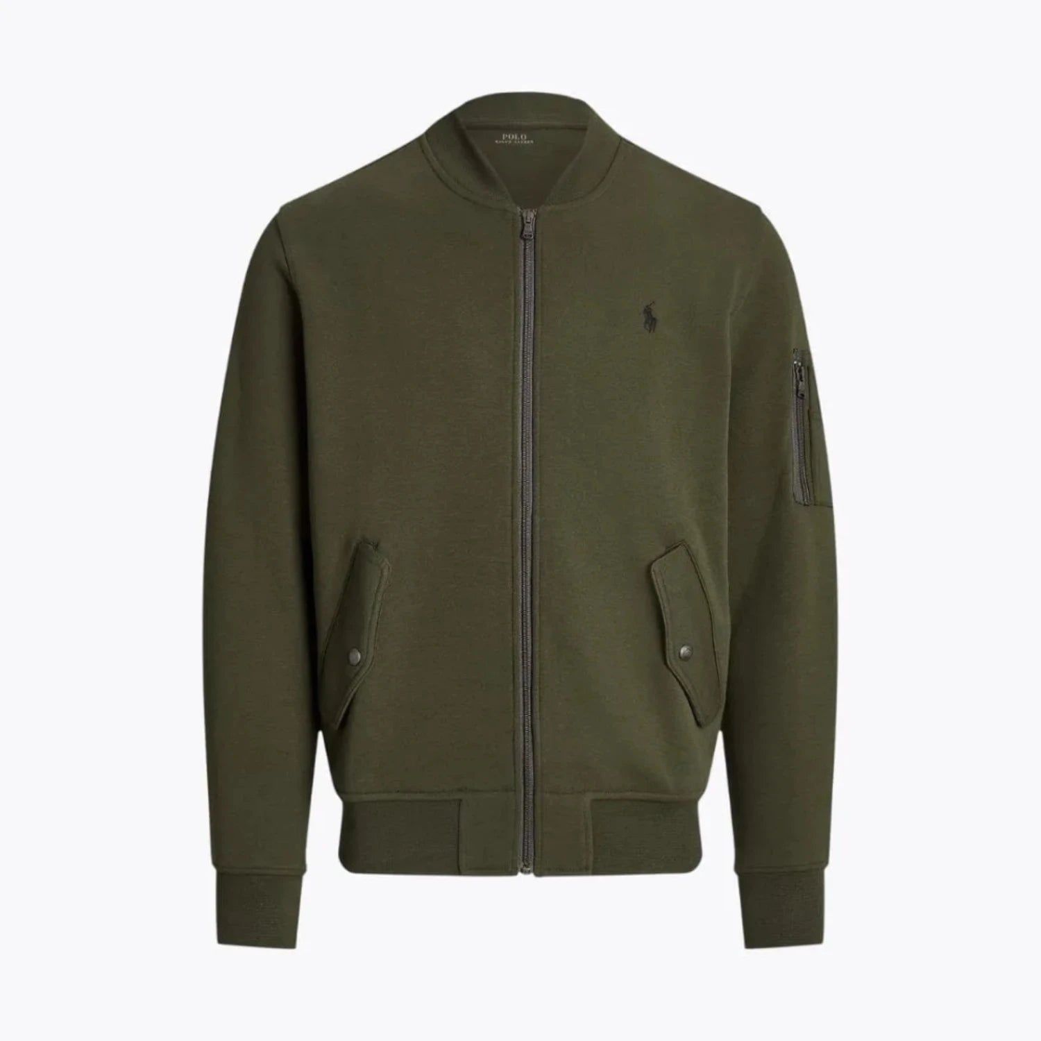 Ralph Lauren Double-Knit Bomber Jacket