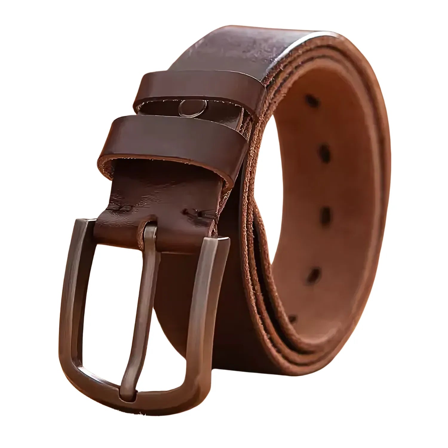 Men's Genuine Leather Cowboy Belt