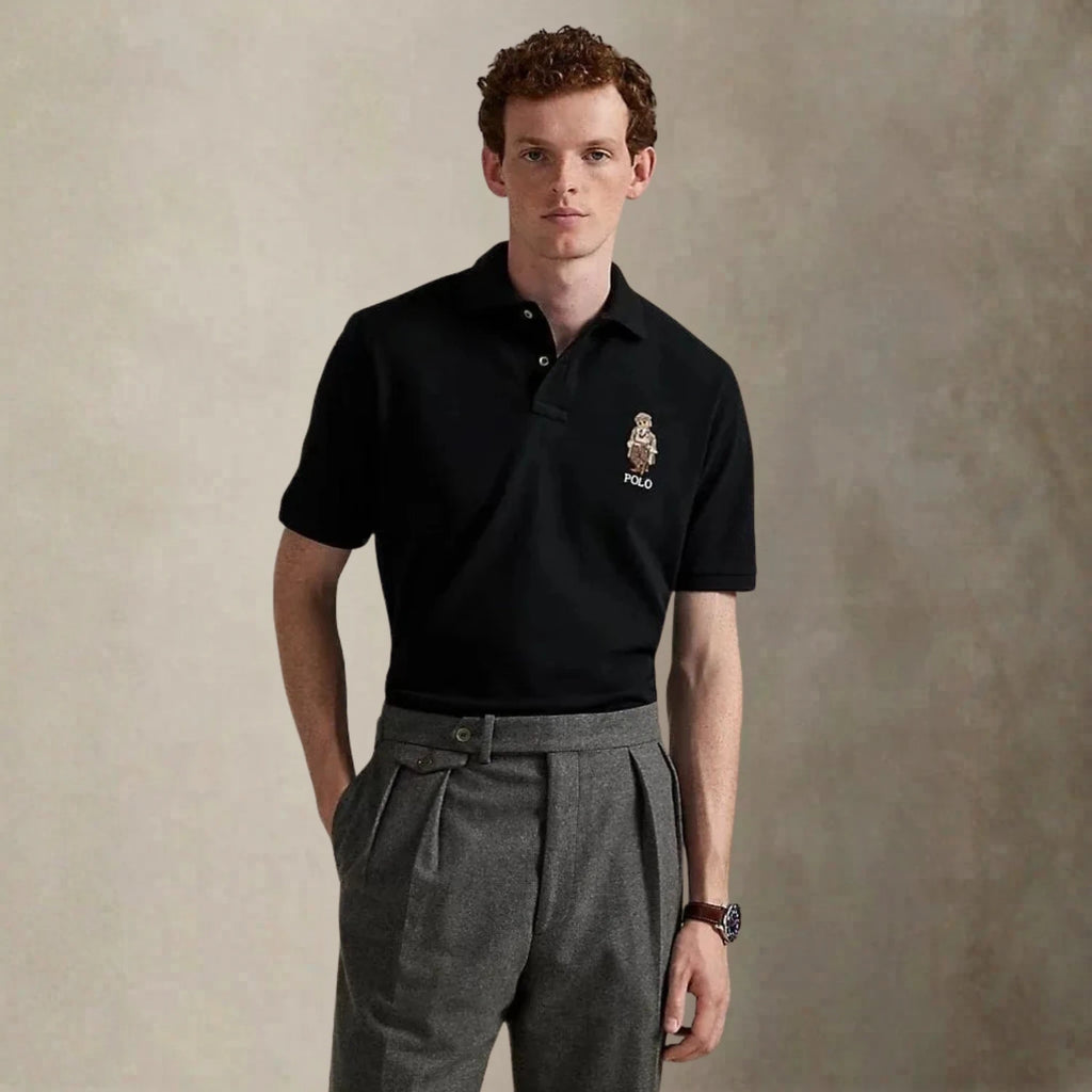 Ralph Lauren Classic Fit Polo Bear Mesh Polo Shirt