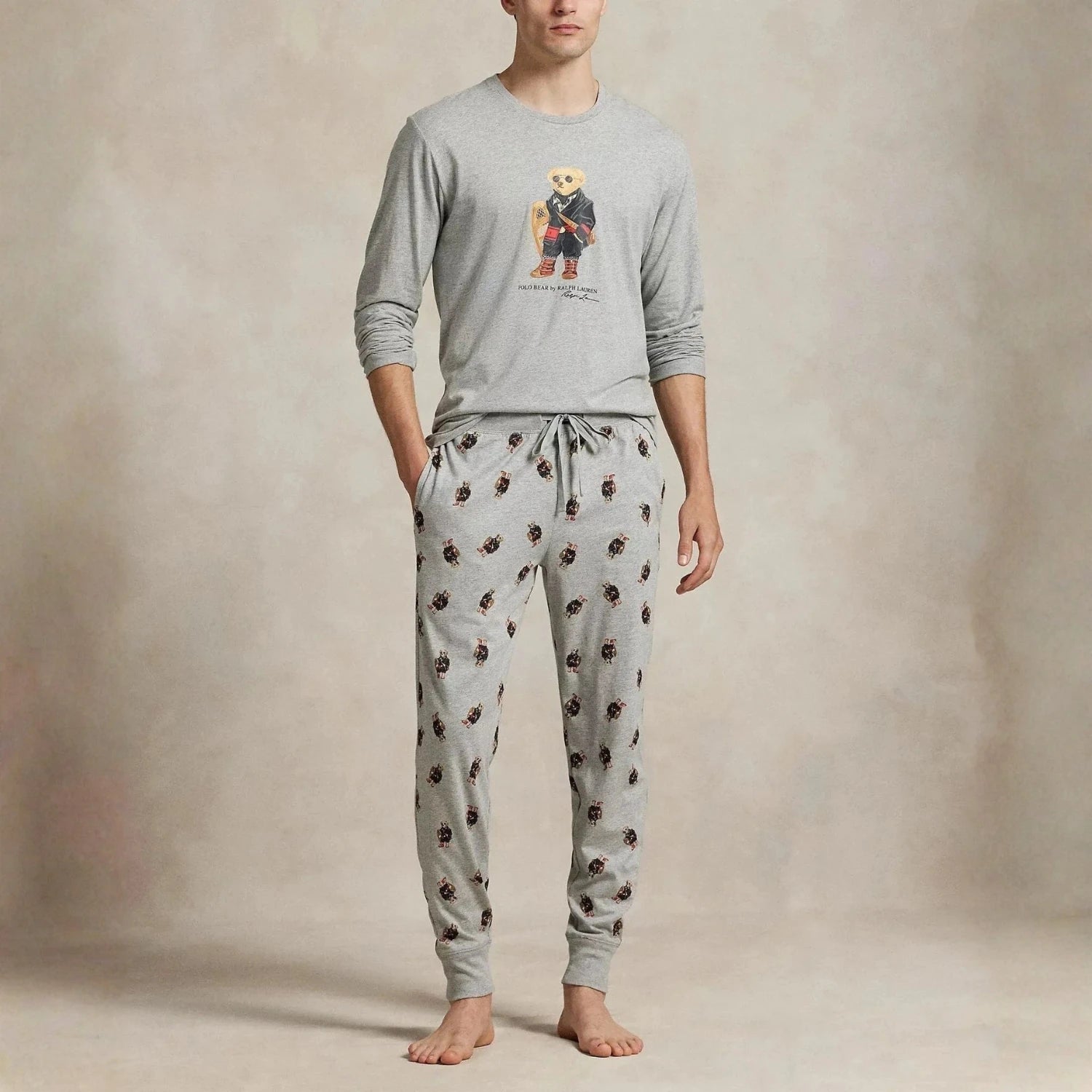 Ralph Lauren Polo Bear Jersey Sleep Set