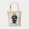 Ralph Lauren Polo Bear Cotton Canvas Tote