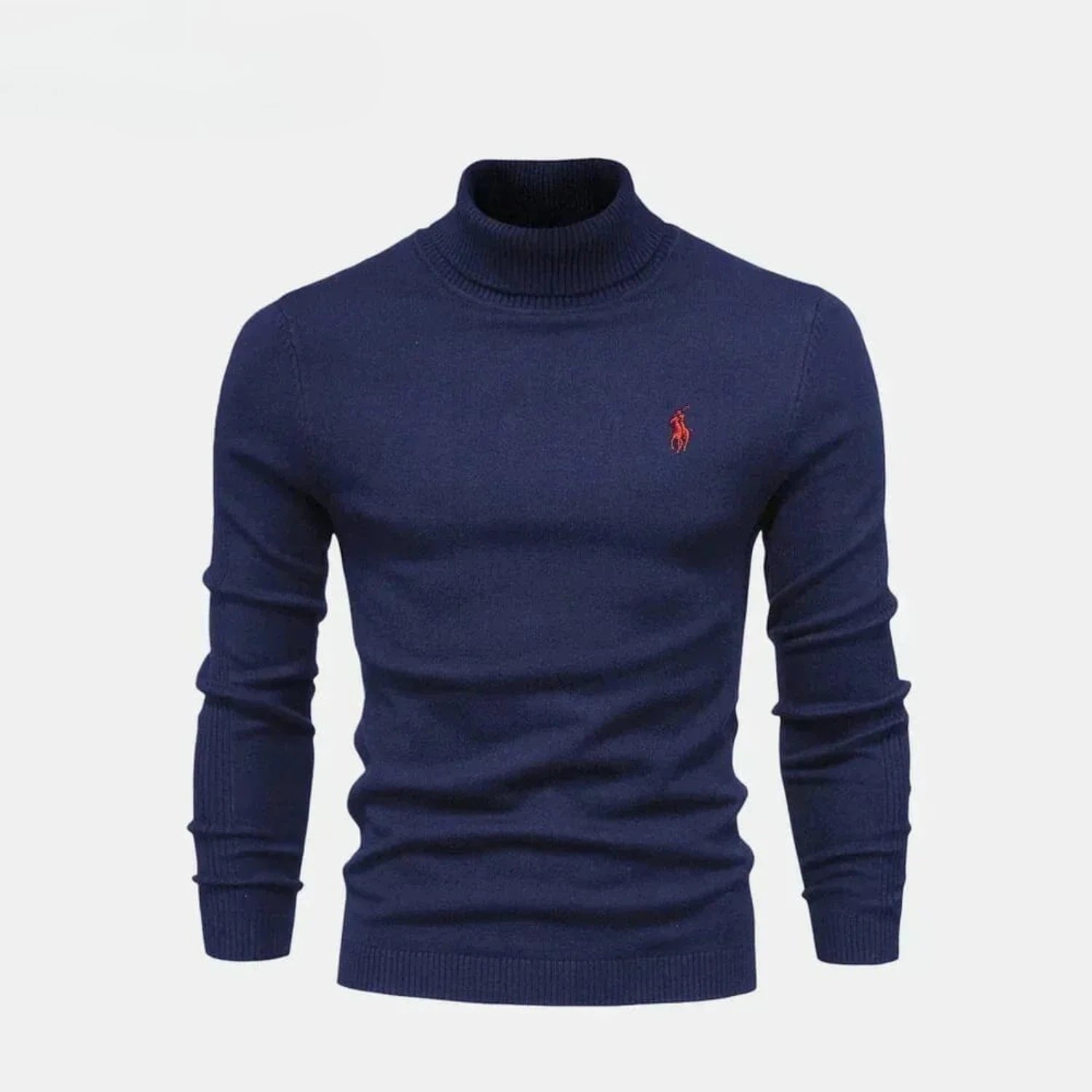 Ralph Lauren Turtleneck Cable-Knit Wool Knit Sweater
