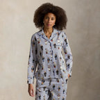 Ralph Lauren Polo Bear Cotton Sateen Pajama Set