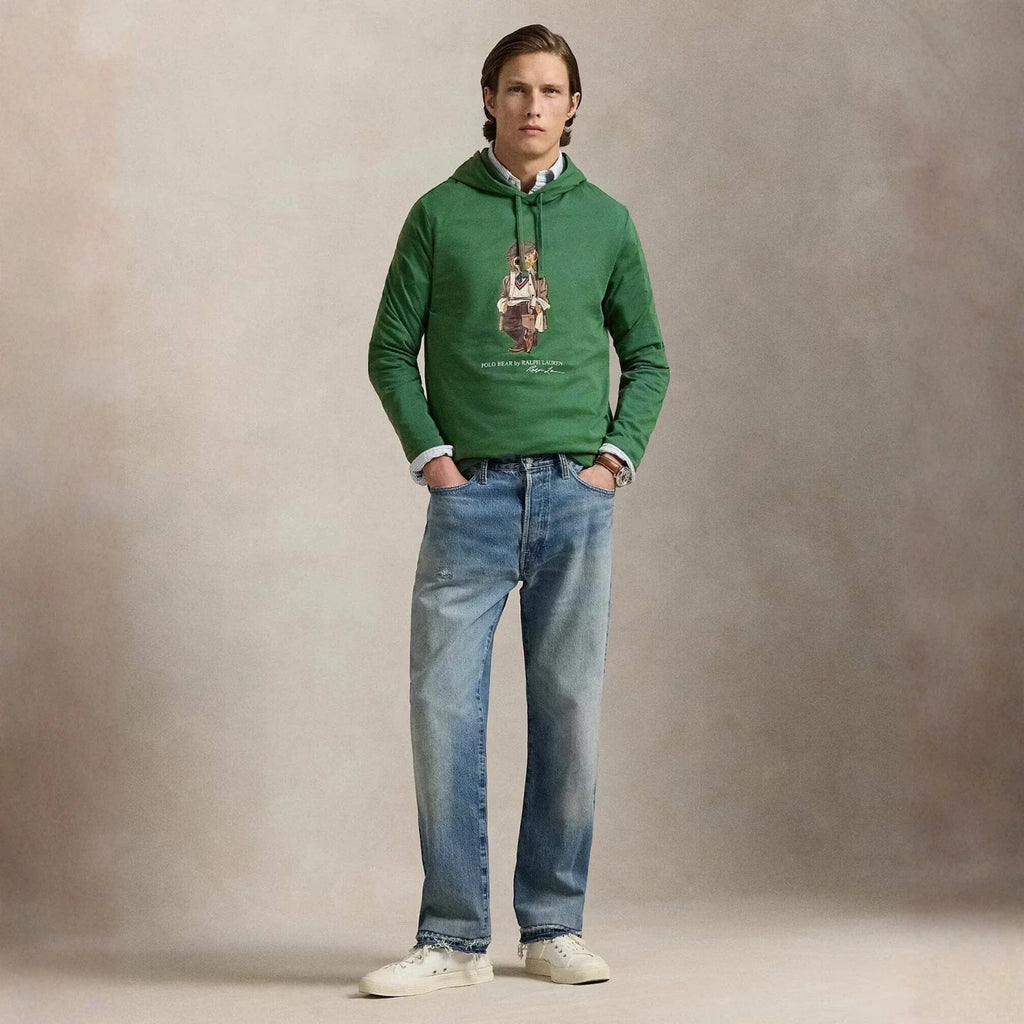Ralph Lauren Polo Bear Jersey Hooded T-Shirt