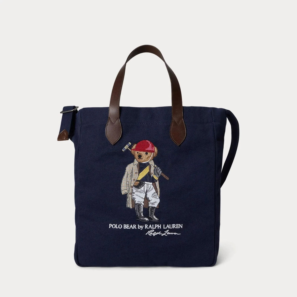 Ralph Lauren Polo Bear Canvas Shopper Tote