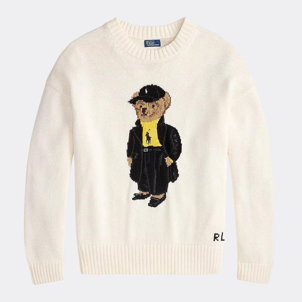 Ralph Lauren Polo Bear Cotton Crew Neck Sweater