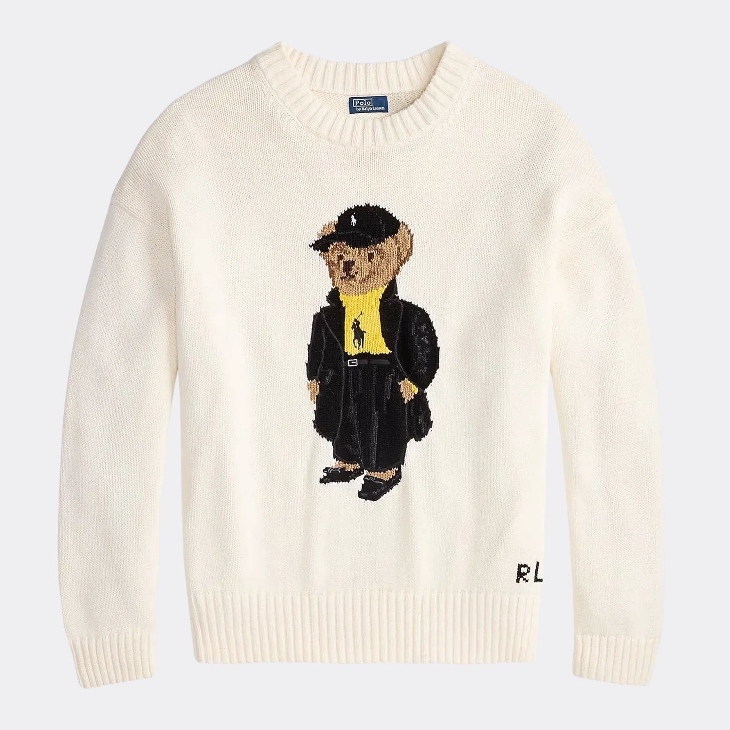 Ralph Lauren Polo Bear Cotton Crew Neck Sweater