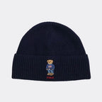 Ralph Lauren Polo Bear Ribbed Knit Hat