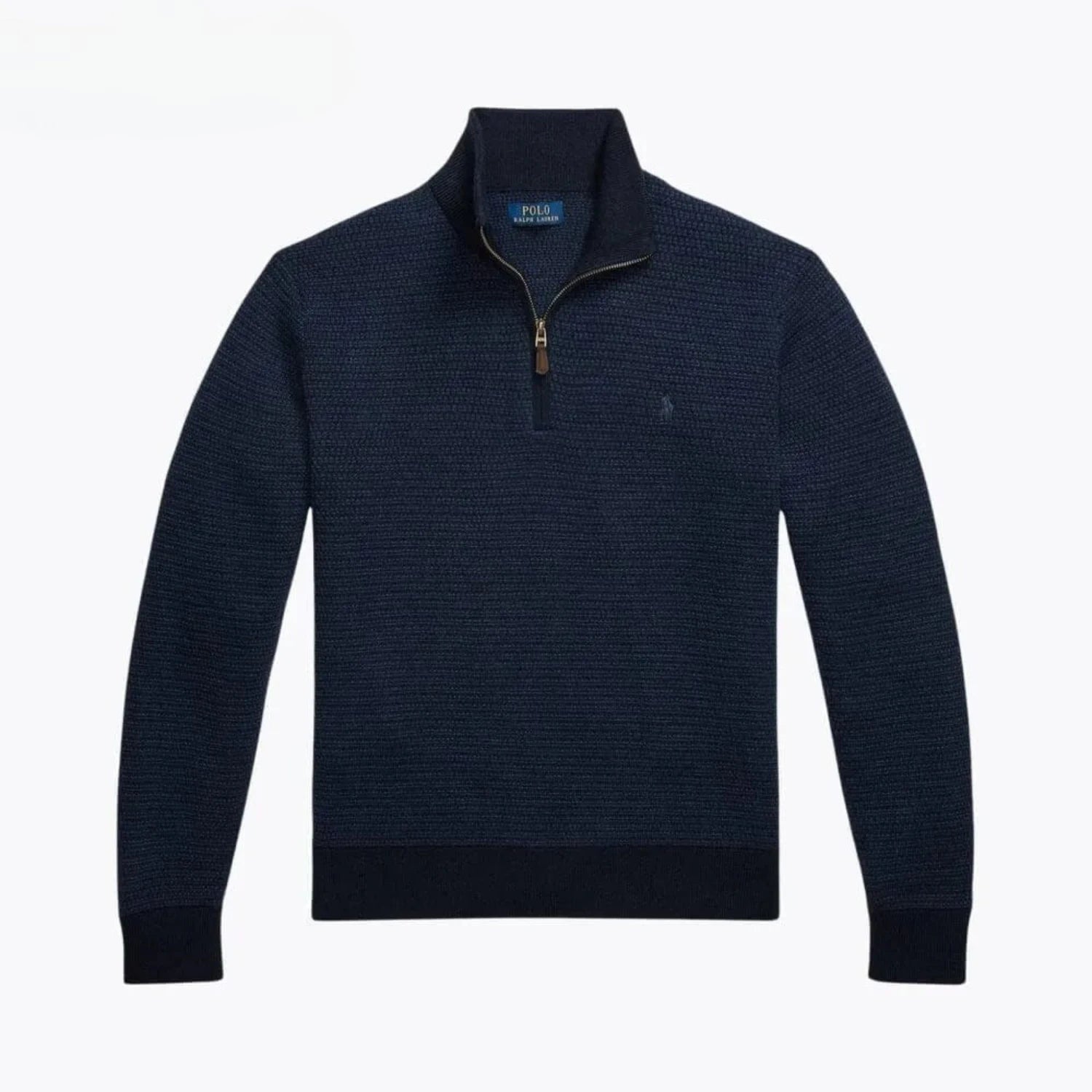 Ralph Lauren Washable Wool Quarter-Zip Sweater