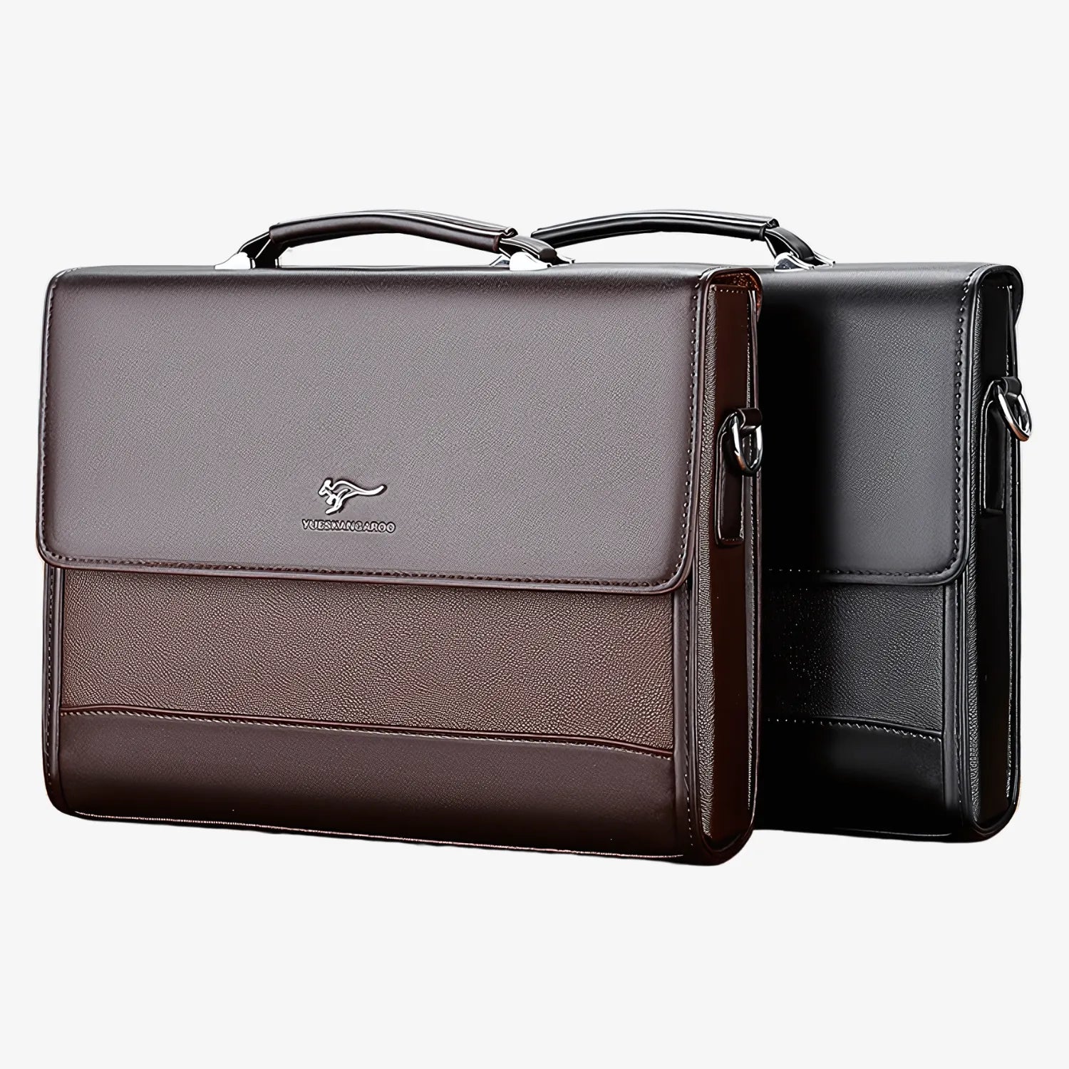Zavrau Men's Leather Briefcase