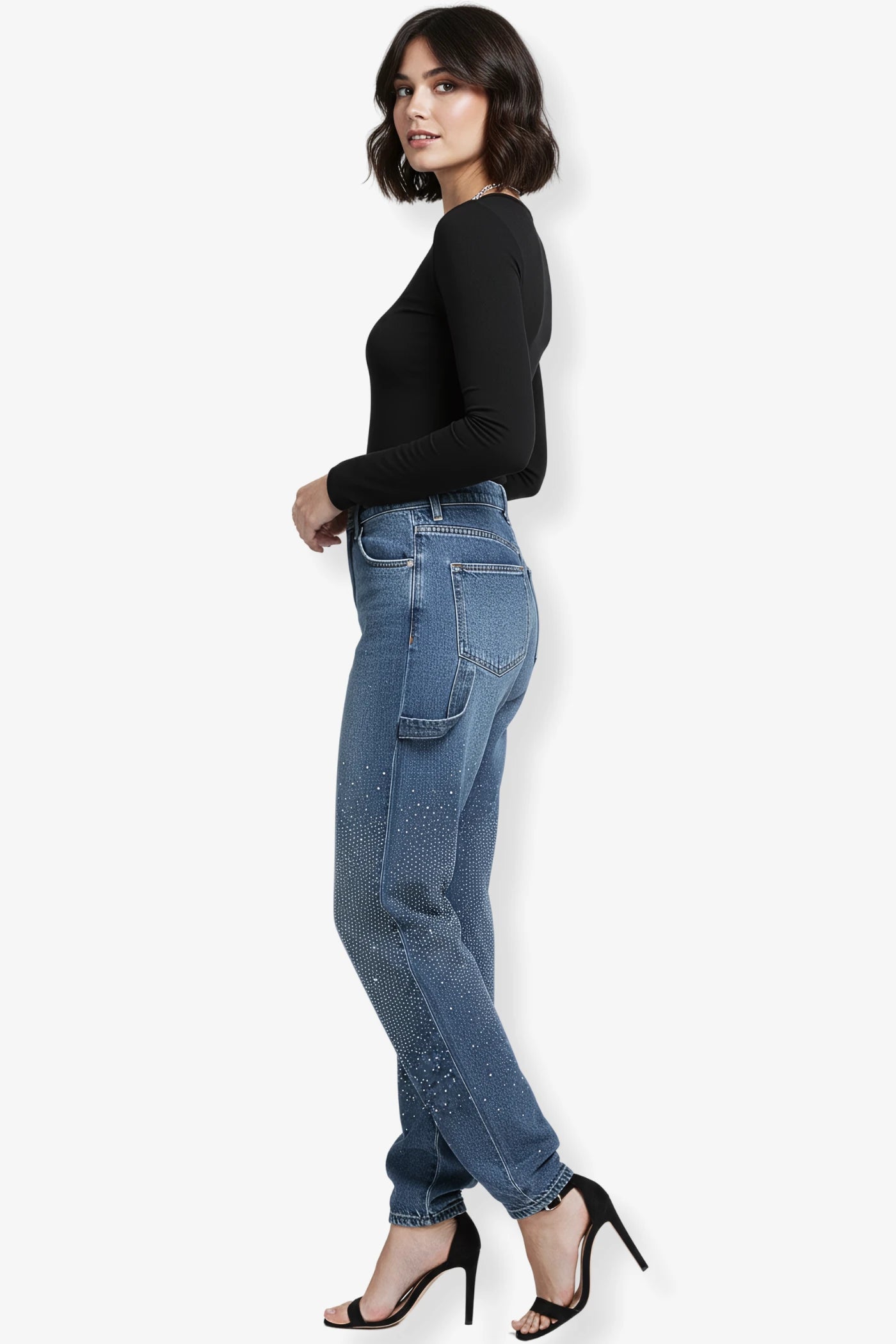 Balloon Carpenter Shine Denim Jeans