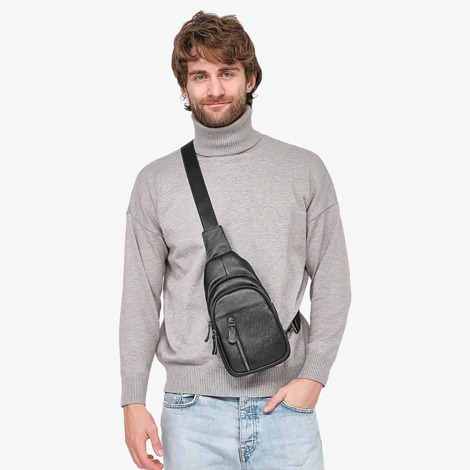 Onyx Pro Men's Leather Bag