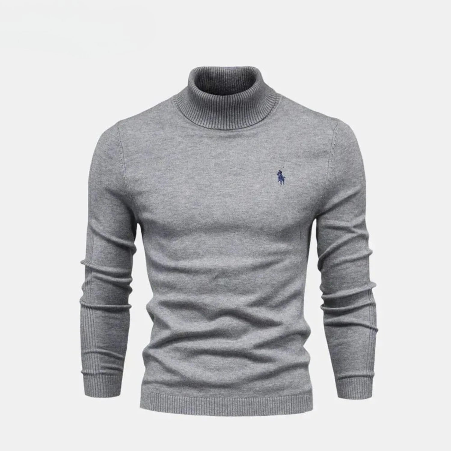 Ralph Lauren Turtleneck Cable-Knit Wool Knit Sweater