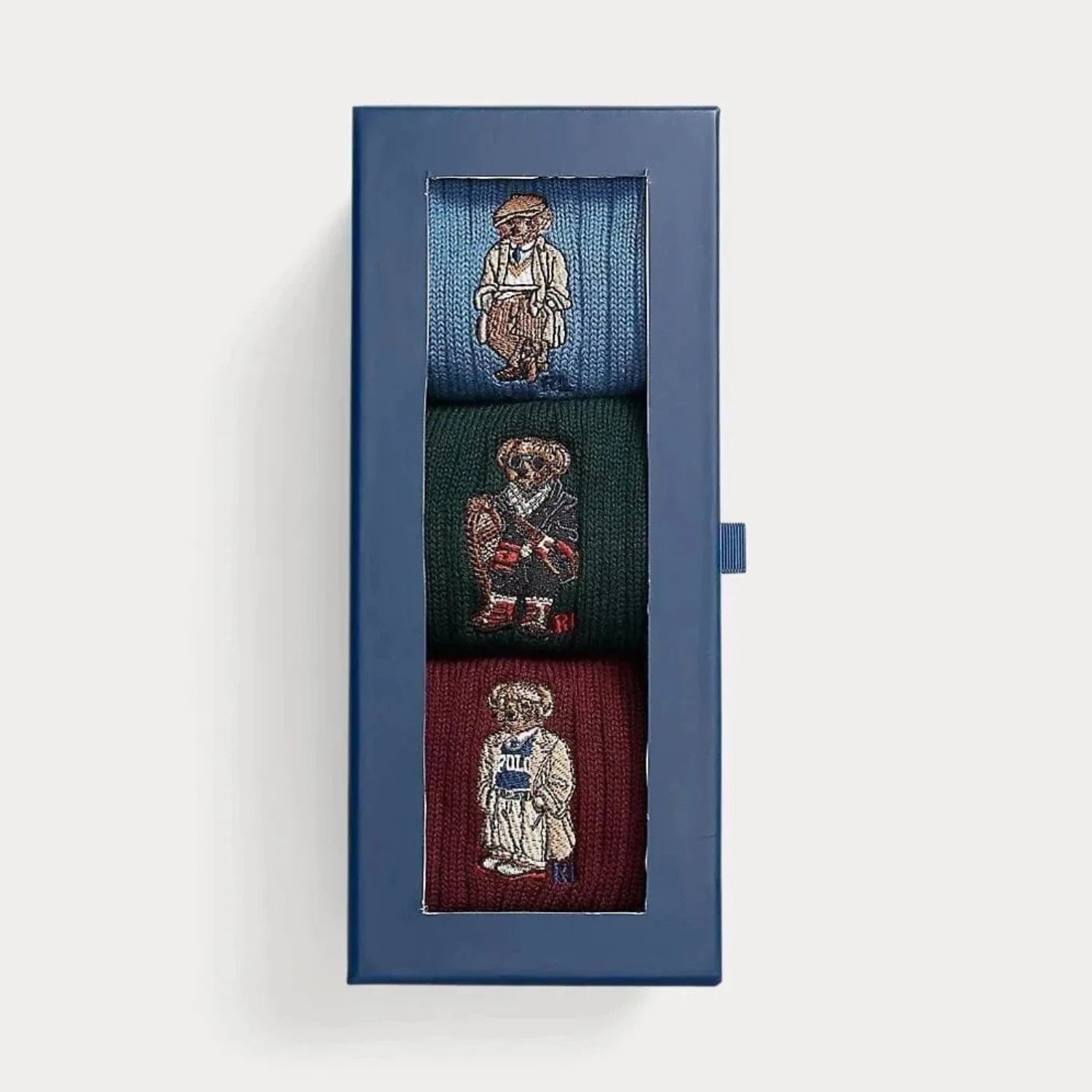 Ralph Lauren Polo Bear Crew 3-Sock Gift Set