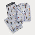 Ralph Lauren Polo Bear Cotton Sateen Pajama Set