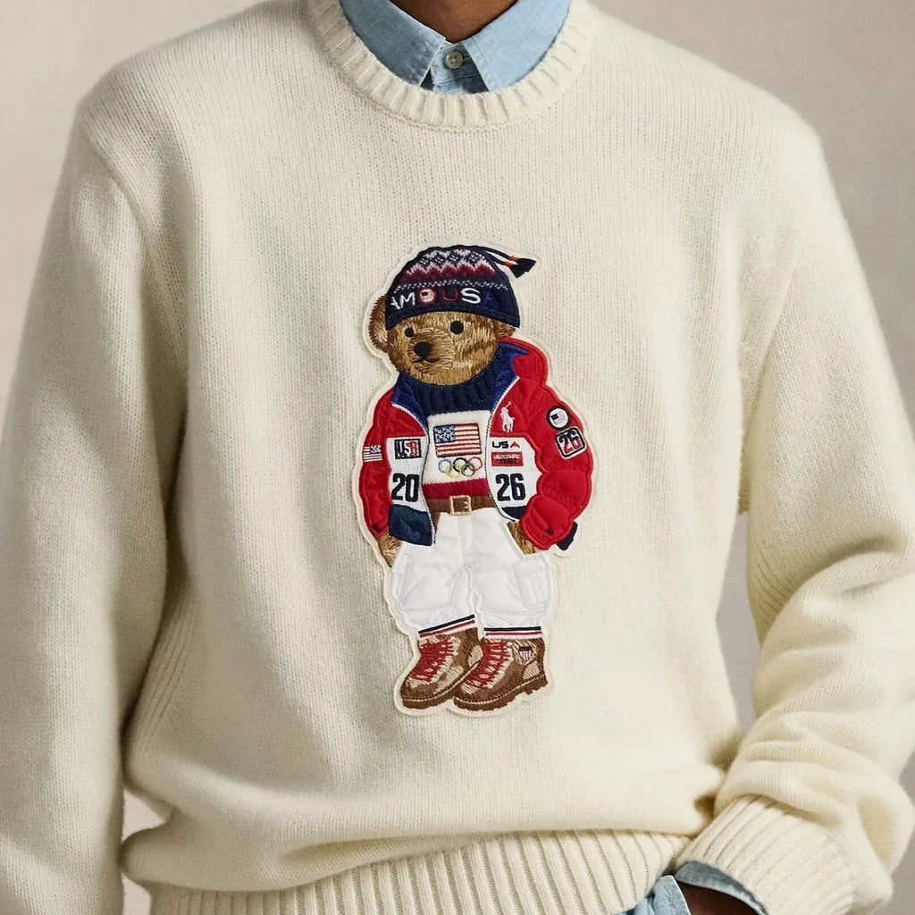Ralph Lauren Team Usa Polo Bear Sweater