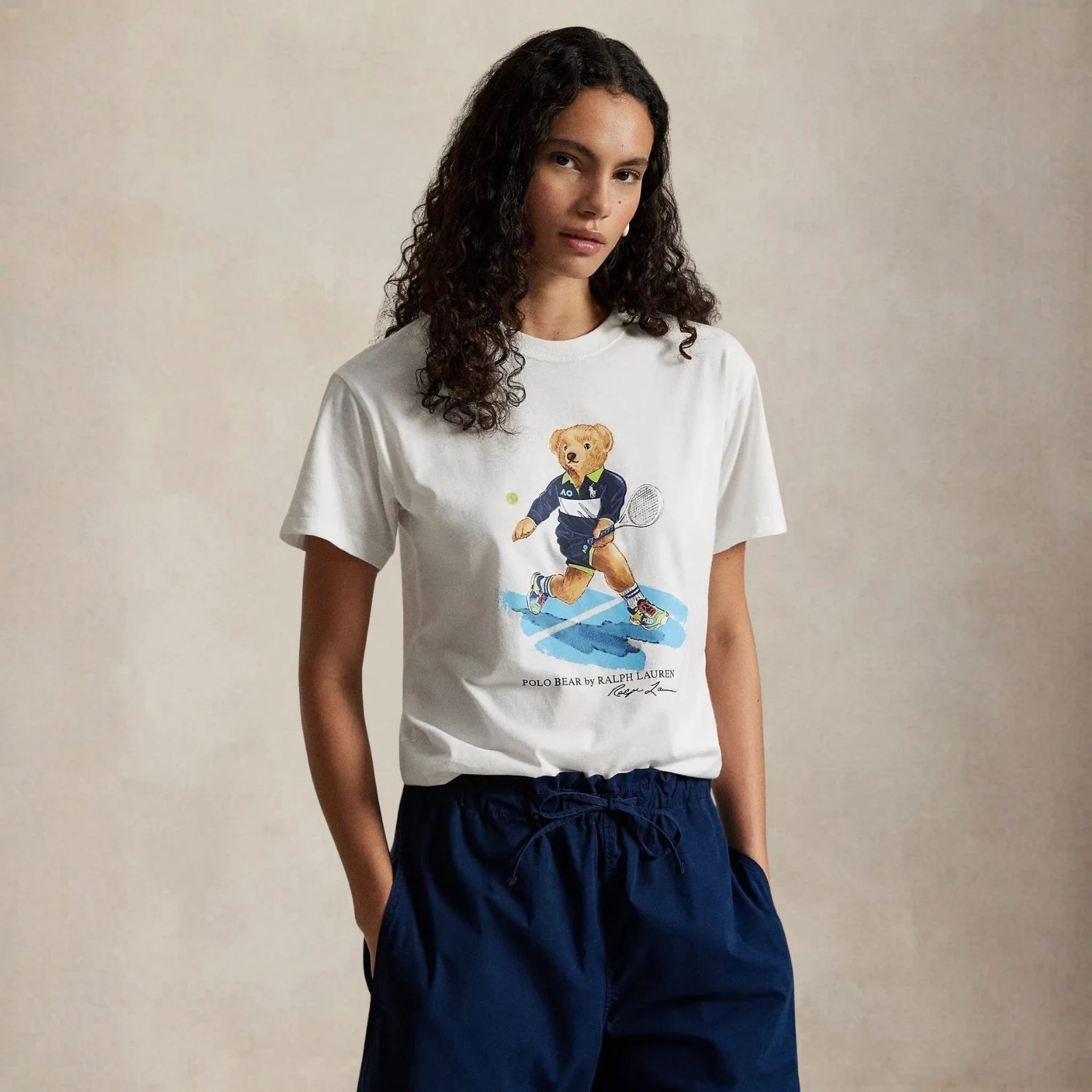 Ralph Lauren Australian Open Polo Bear Jersey Tee