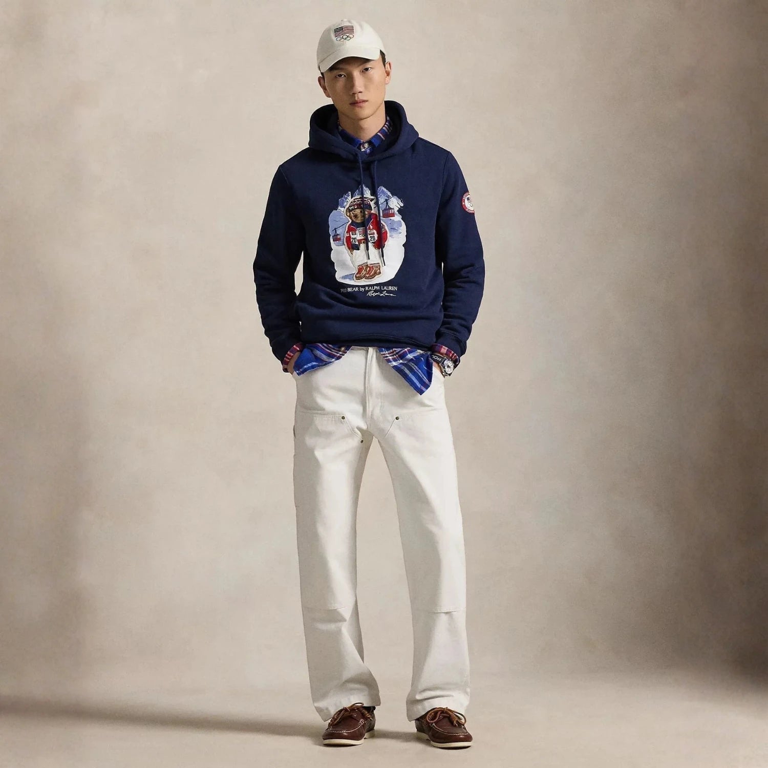 Ralph Lauren Team USA Polo Bear Hoodie