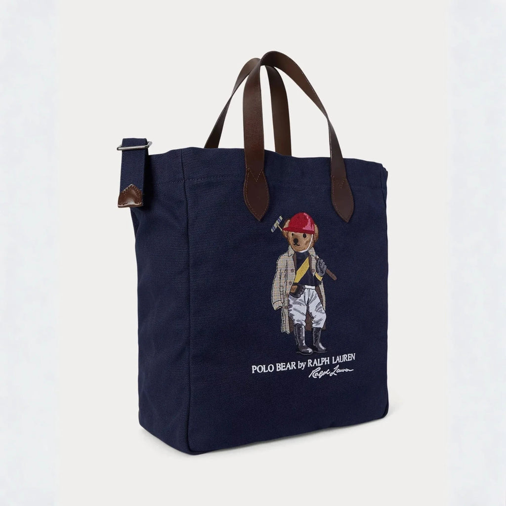Ralph Lauren Polo Bear Canvas Shopper Tote