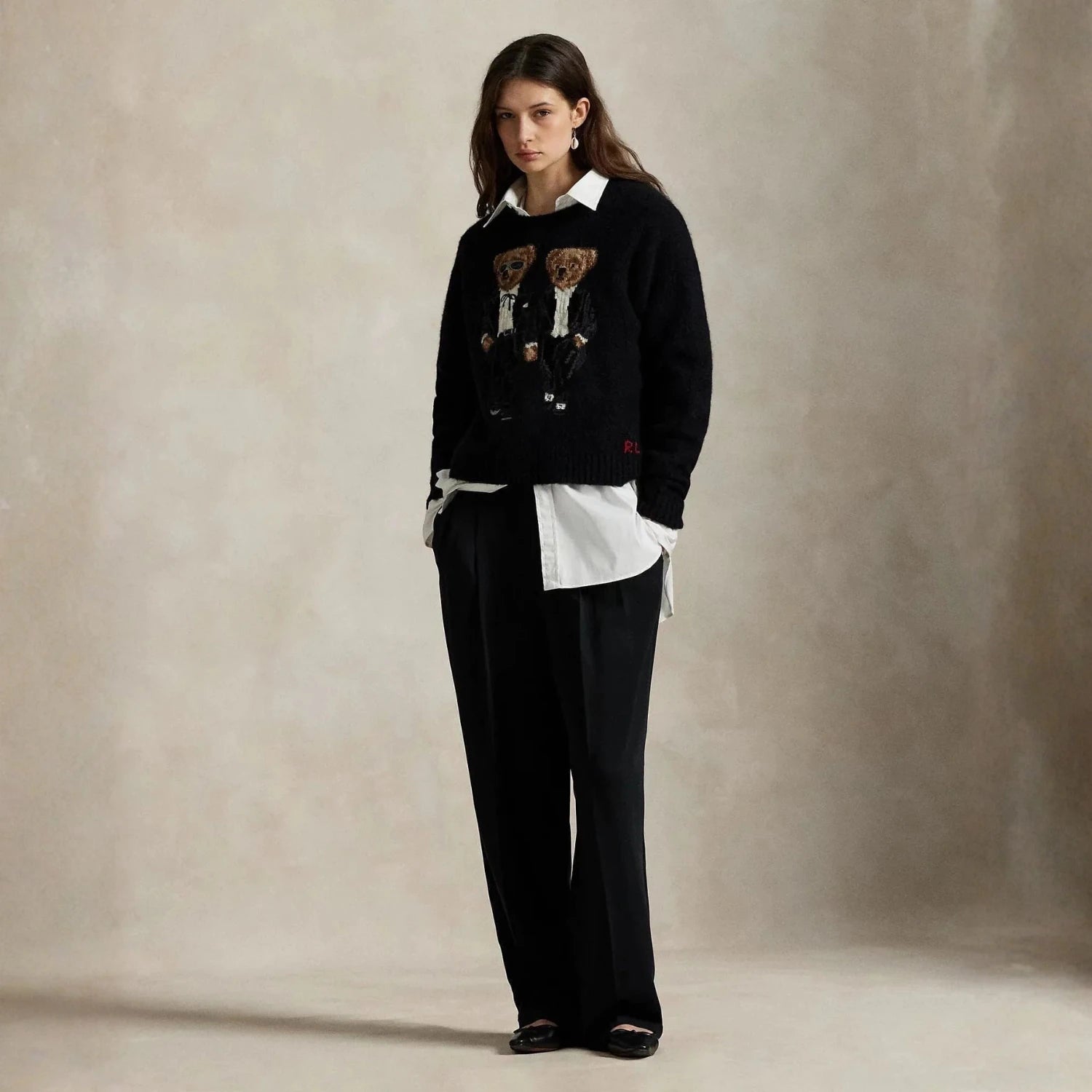 Ralph Lauren The Ralph & Ricky Tuxedo Bear Sweater