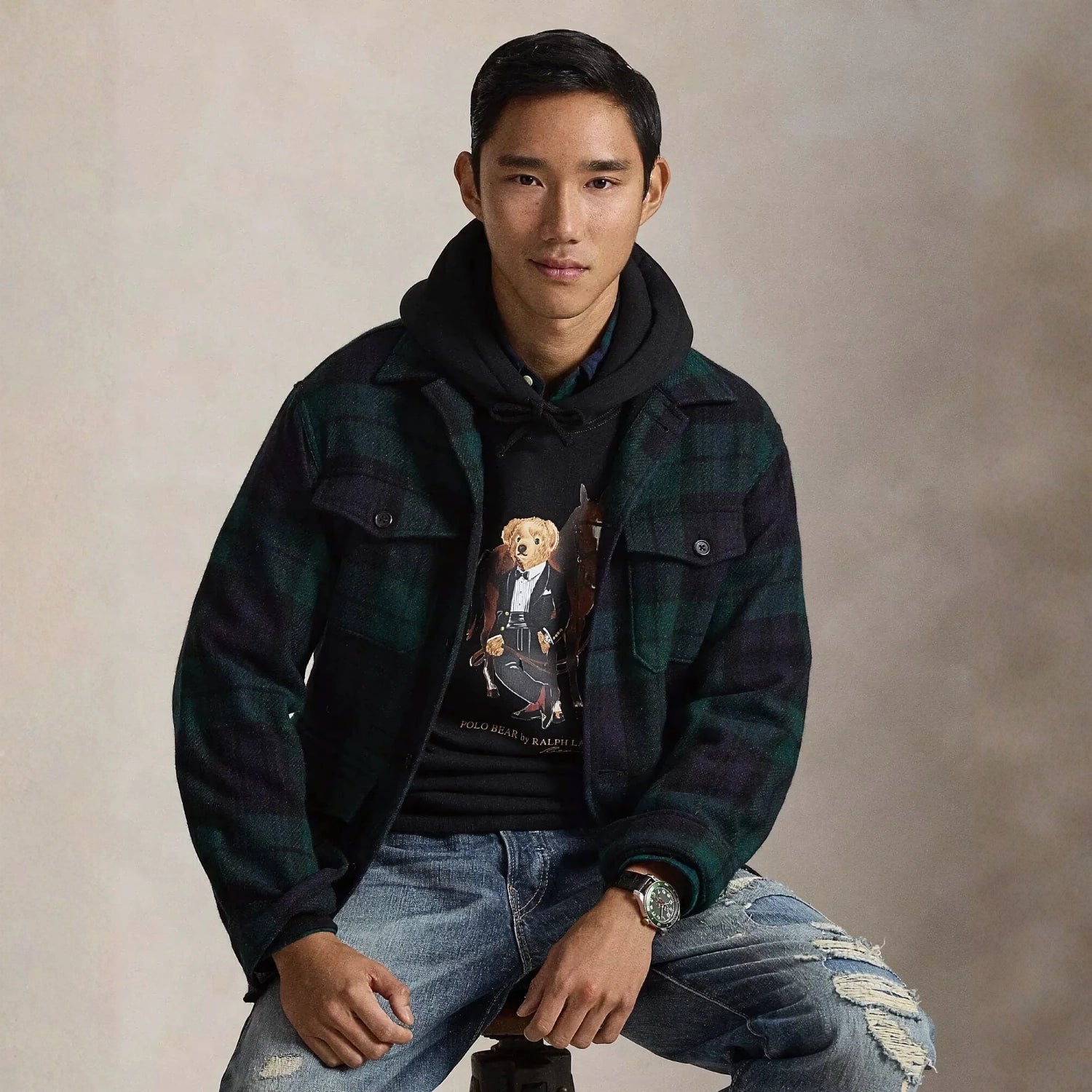 Ralph Lauren Polo Bear Fleece Hoodie