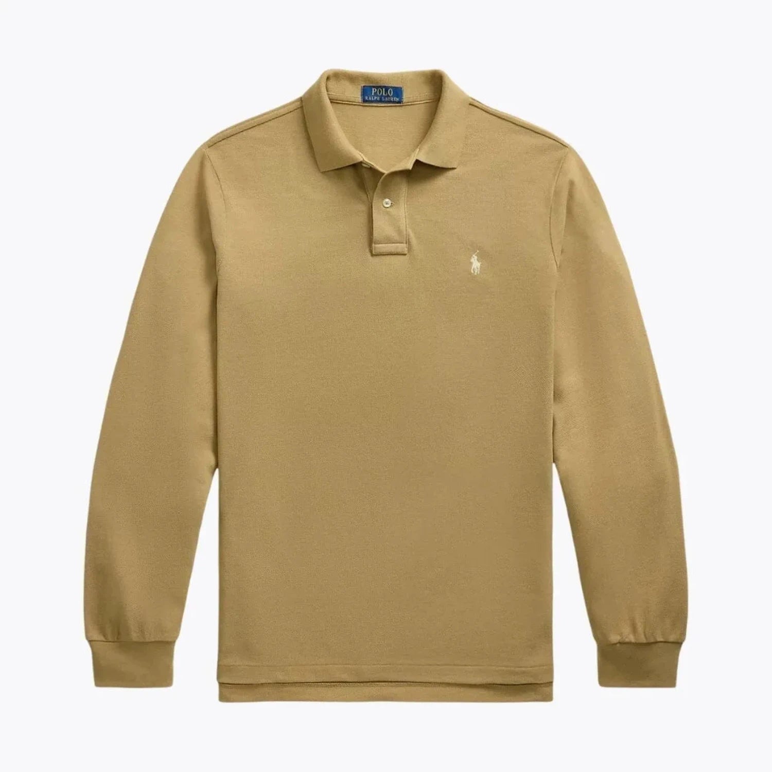 Ralph Lauren Mesh Long-Sleeve Polo Shirt