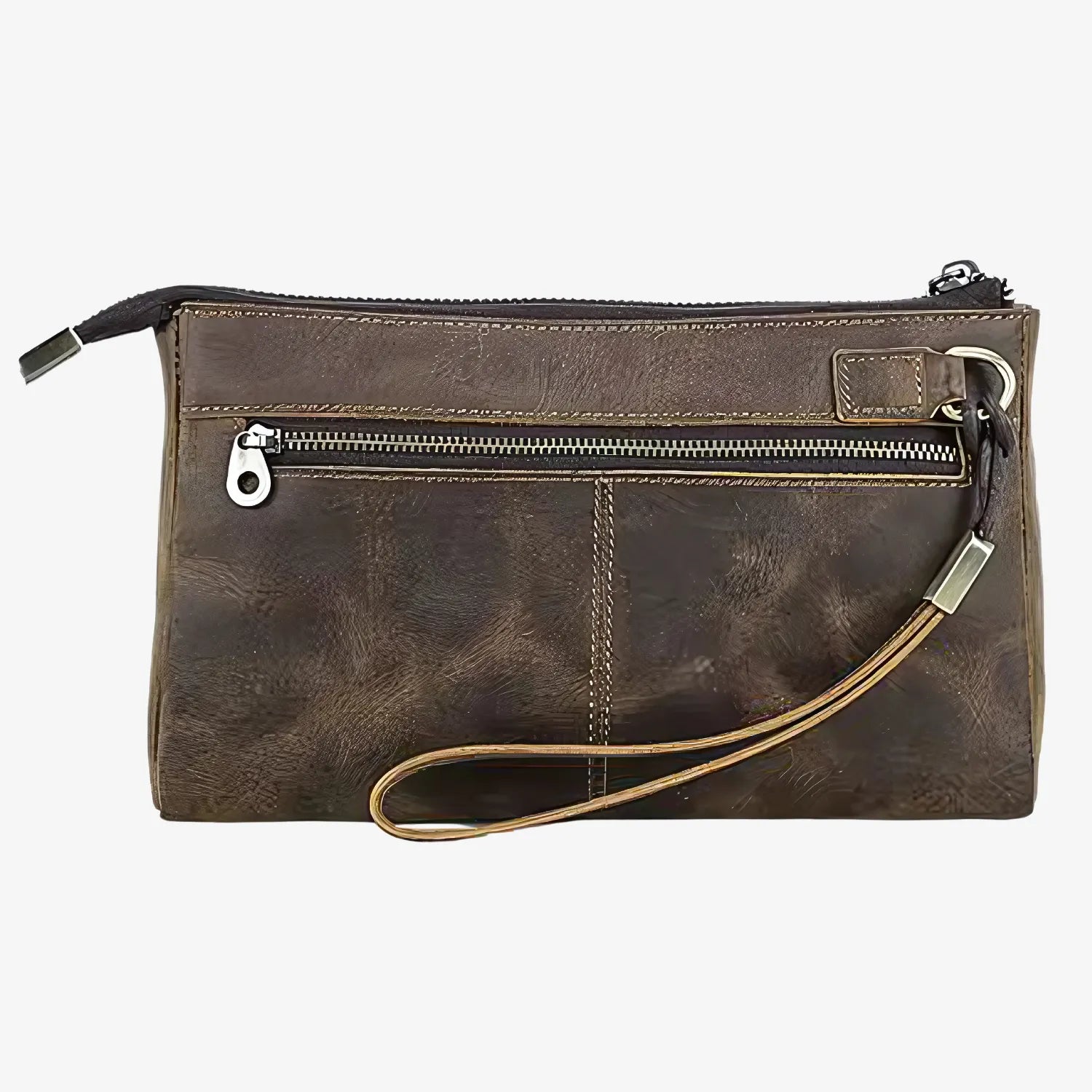 Voyage Slim Leather Toiletry Bag