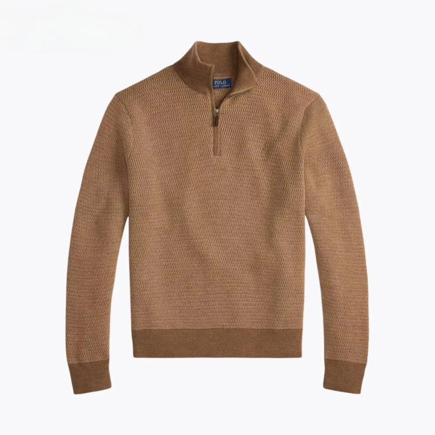Ralph Lauren Washable Wool Quarter-Zip Sweater