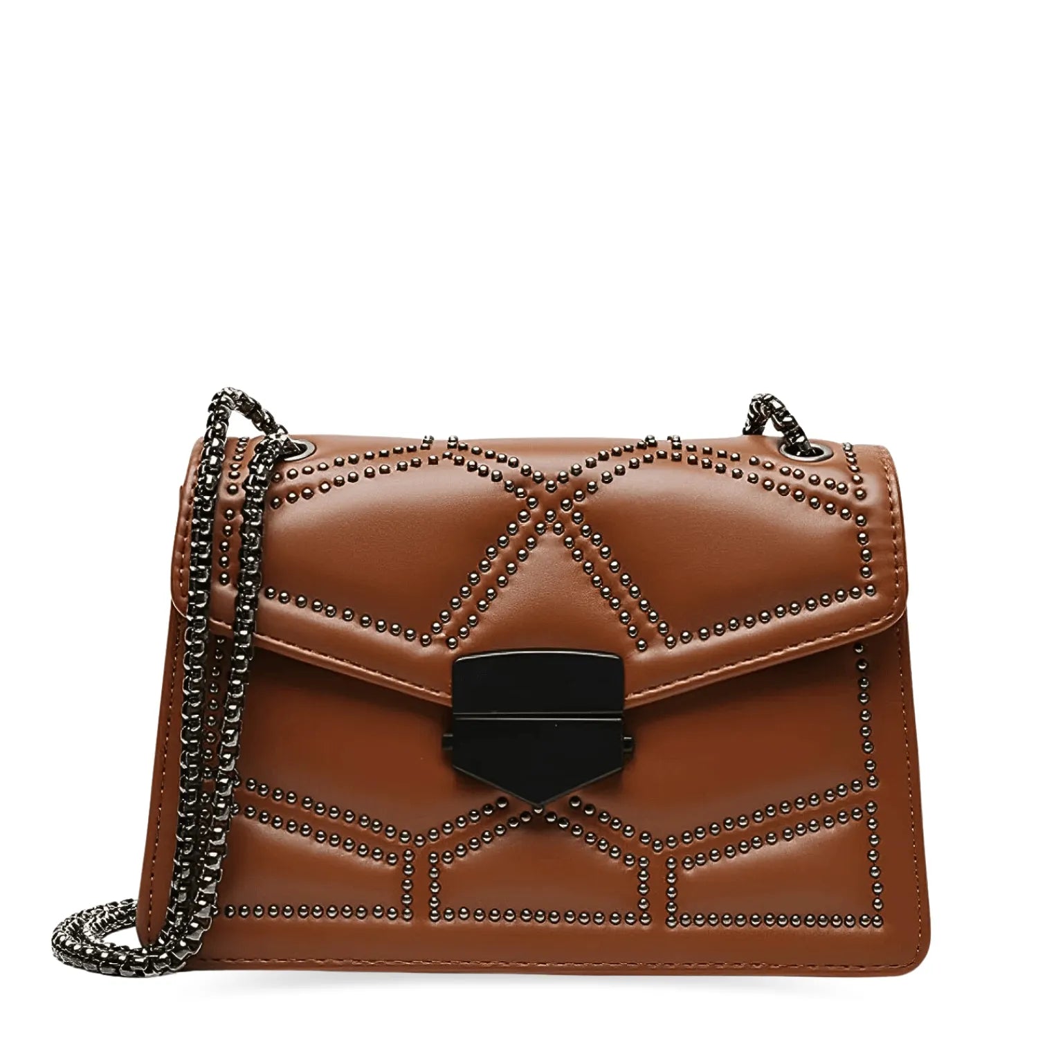 Vintage Rivet Crossbody Bag