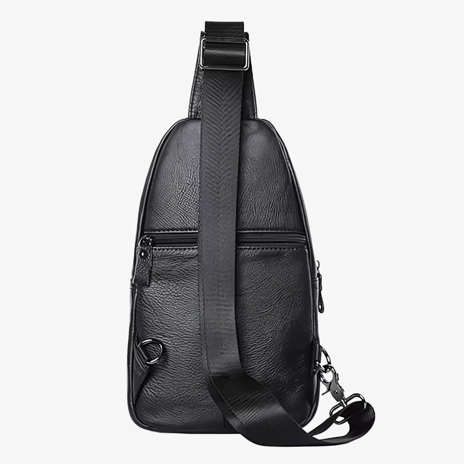 Dual Classic Men's Genuine Leather Bag