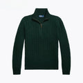Ralph Lauren Cable-Knit Cashmere Quarter-Zip Jumper