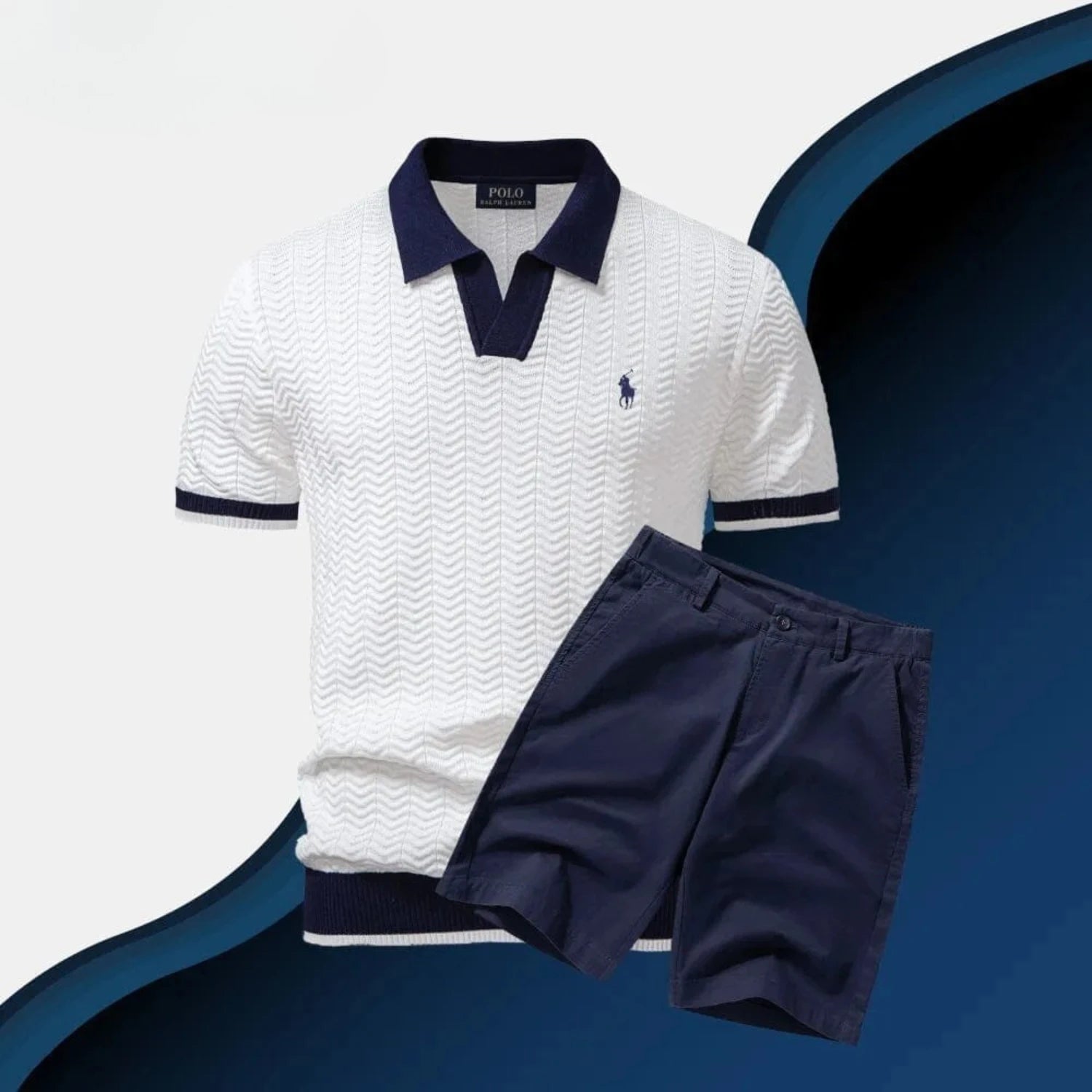 Ralph Lauren Old Money Polo Shirt + Shorts Set
