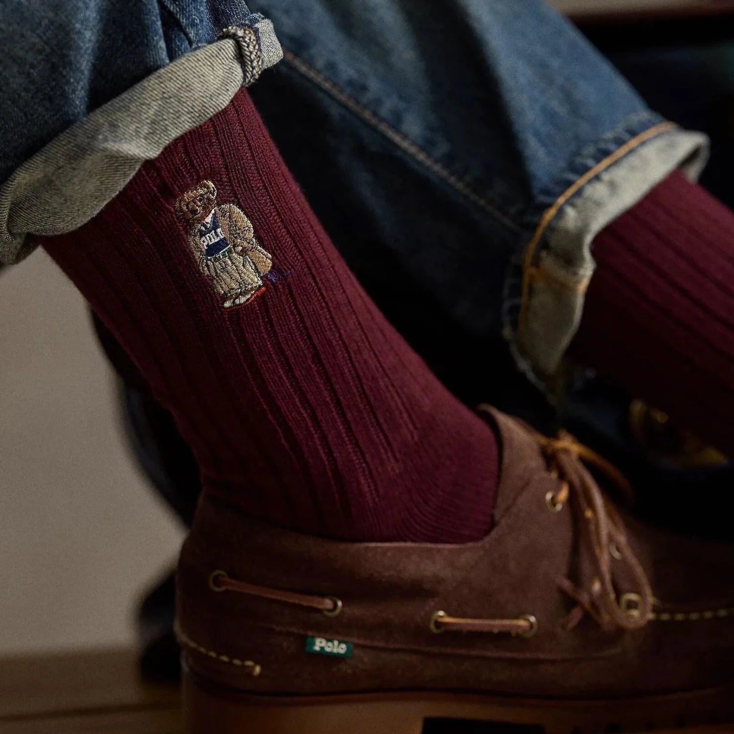Ralph Lauren Polo Bear Crew 3-Sock Gift Set