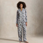 Ralph Lauren Polo Bear Cotton Sateen Pajama Set