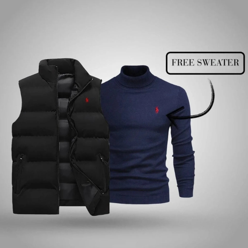 Ralph Lauren Vest + Exclusive Free Sweater (CLEARANCE)