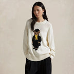 Ralph Lauren Polo Bear Cotton Crew Neck Sweater