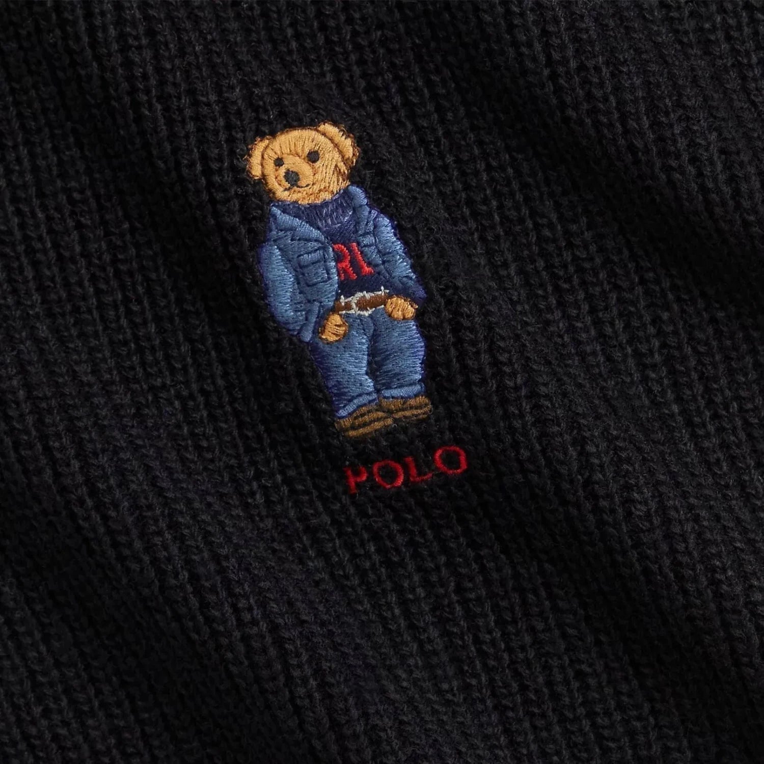 Ralph Lauren Polo Bear Knit Scarf