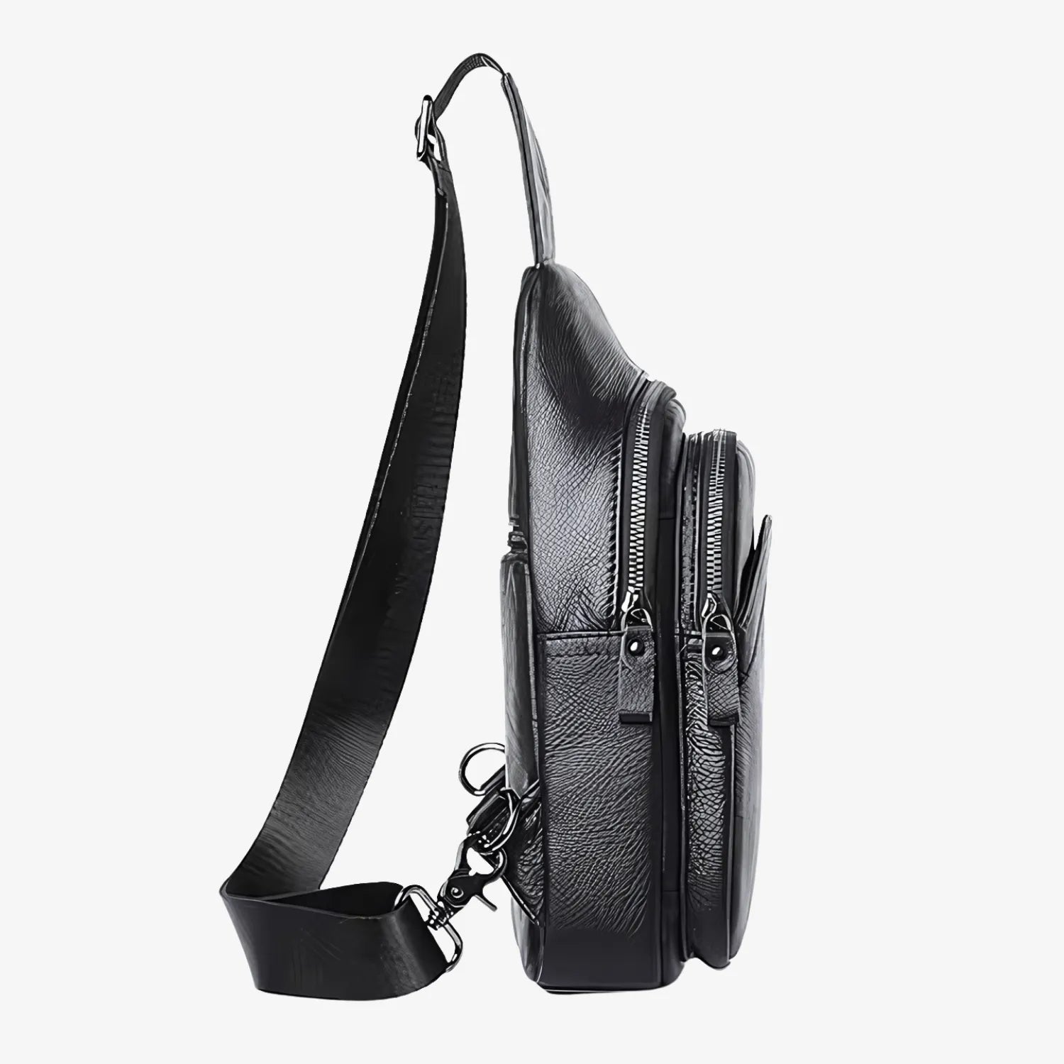 Dual Classic Men's Genuine Leather Bag