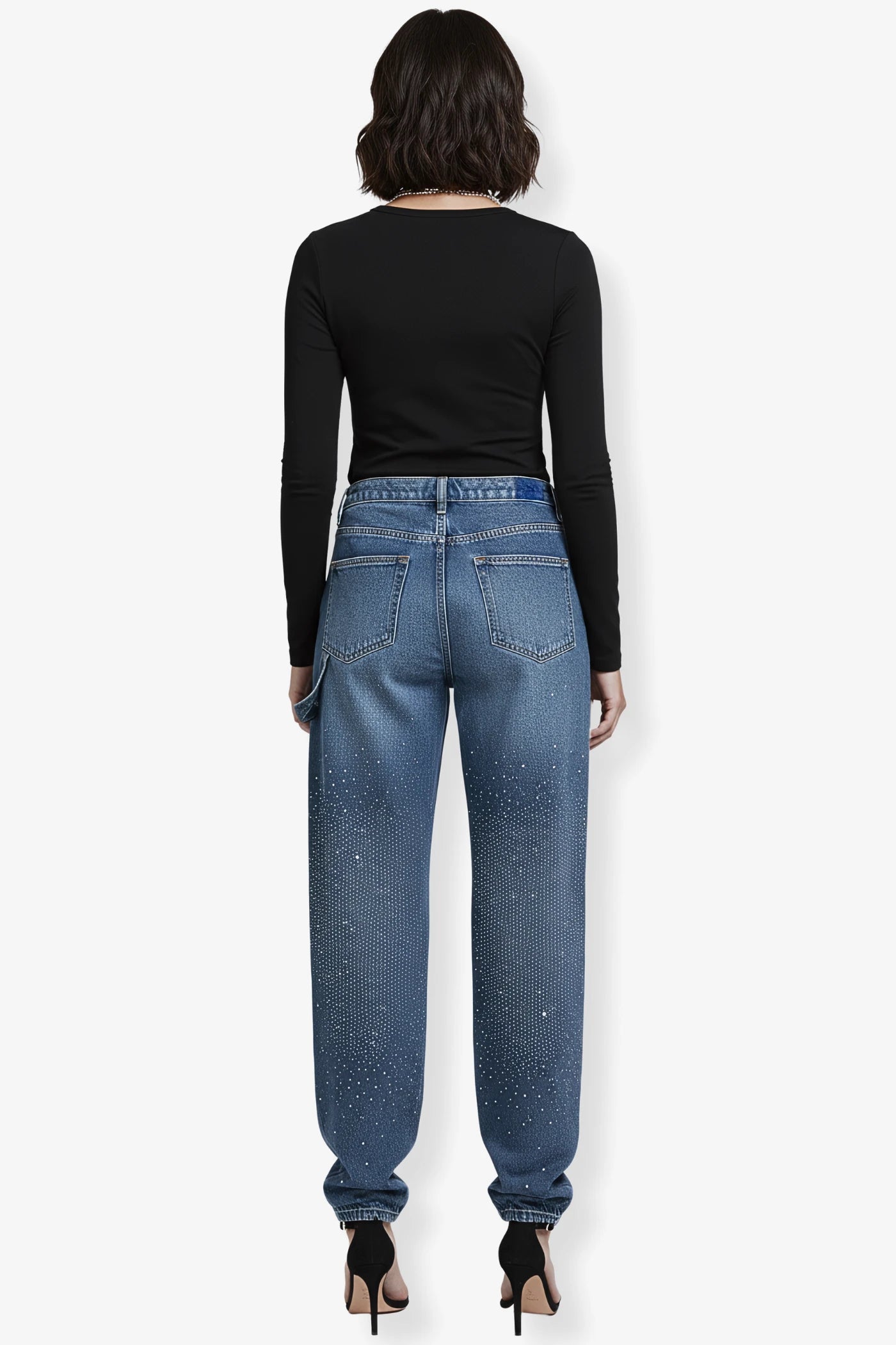 Balloon Carpenter Shine Denim Jeans