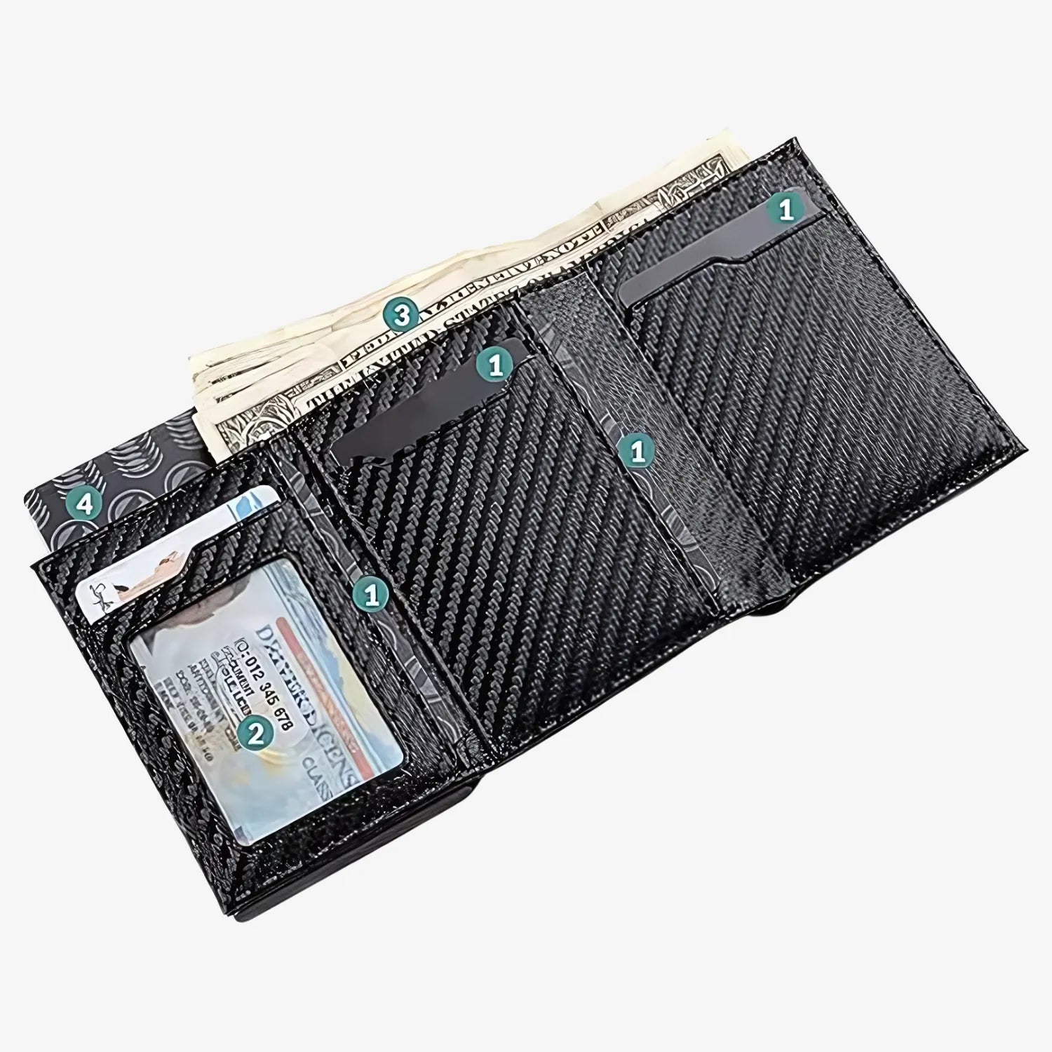 Carbon Anti-Theft Wallet